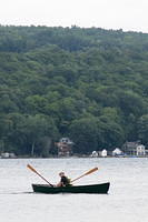 Nathan with a solo canoe ride