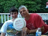 Flint shows off our investment in braces. This photo was posed to be shown to his Spanish teacher...